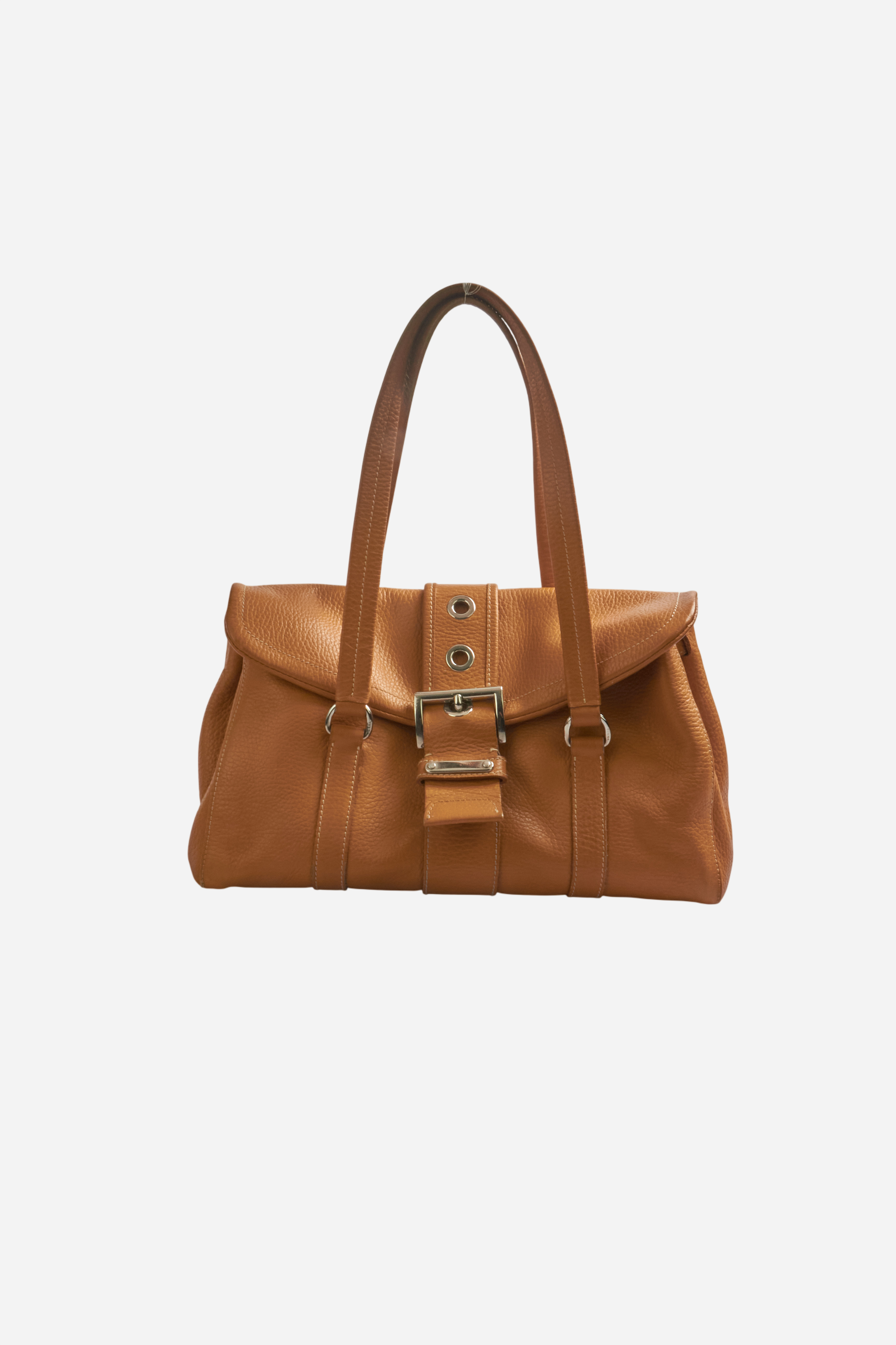 Prada Cognac Leather Bag