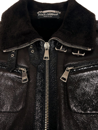Sheep and Lambskin Bomber