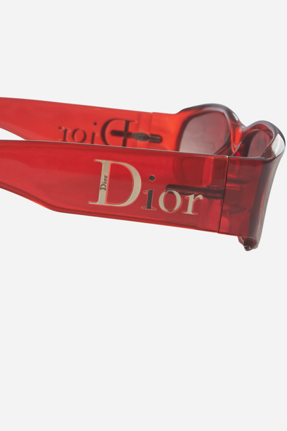 Dior Red Logo Sunglasses
