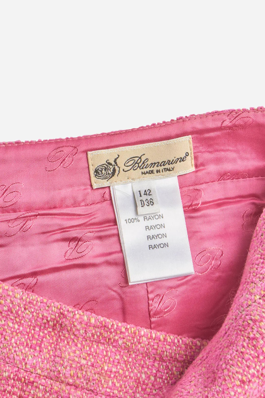 Blumarine Pink Fur Set