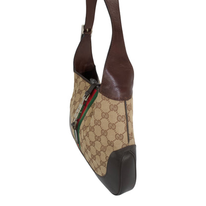 Gucci Tom Ford Brown Monogram Jackie Bag