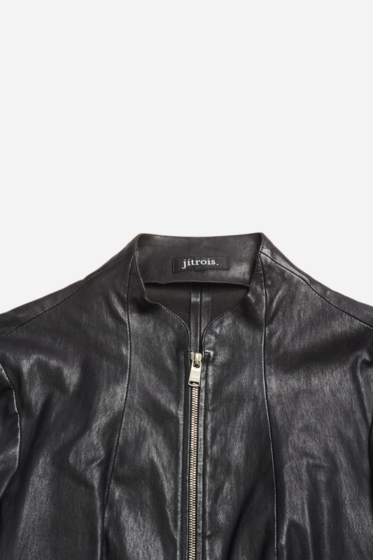 Jitrois Black Leather Jacket