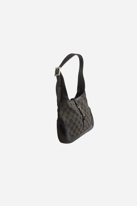 Gucci Grey Monogram Jackie Bag