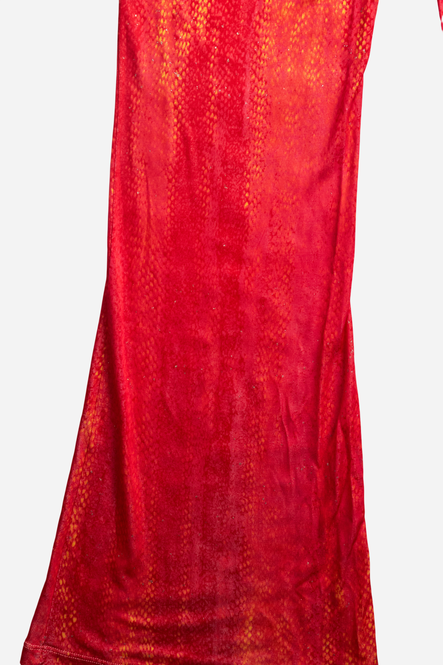 Roberto Cavalli Red Orange Mermaid Print Set
