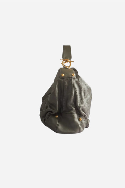 Gucci Green Guccissima Jockey Leather Bag