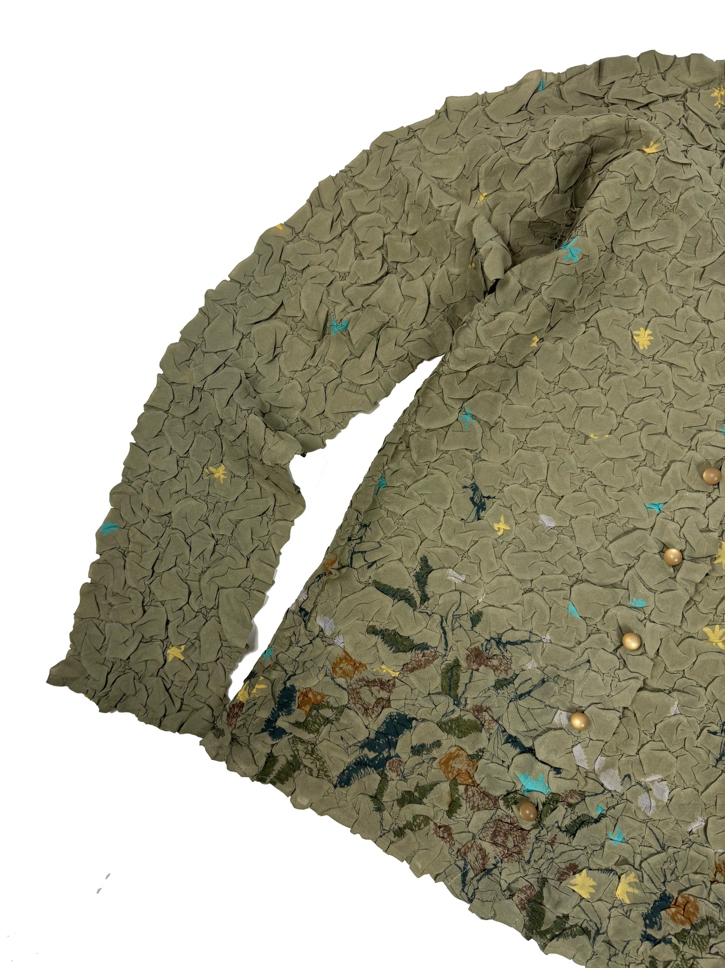 All Over Creased Blouse