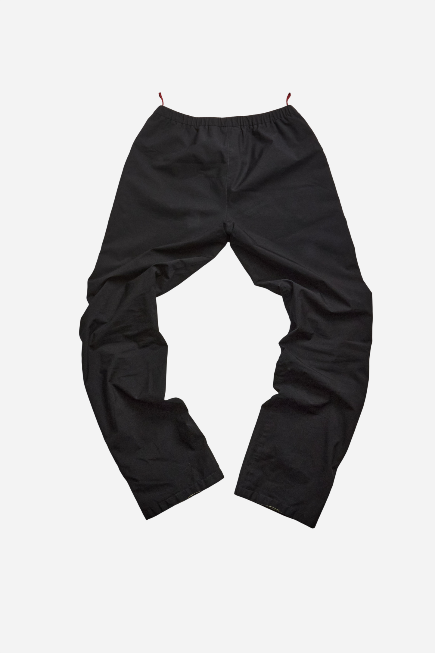 Prada Red Tab Black Gore-Tex Pants