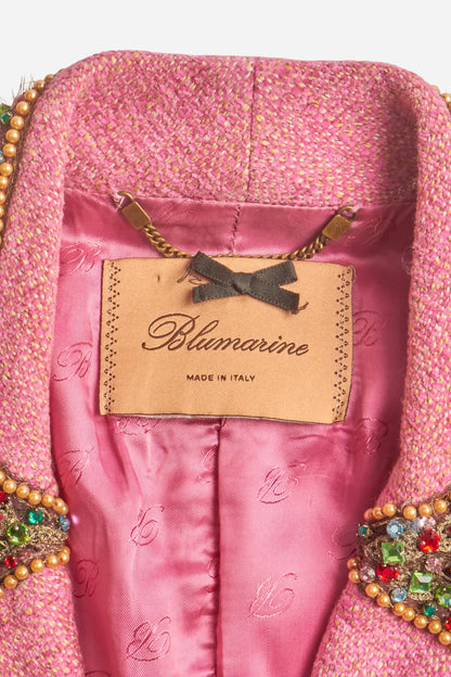 Blumarine Pink Fur Set