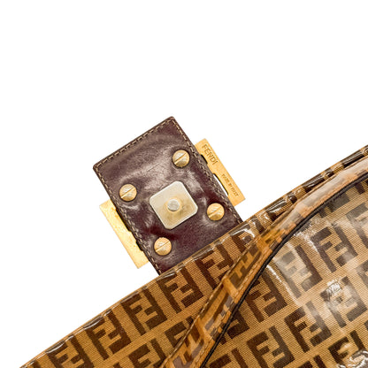 Fendi 90s PVC Zucca Baguette Shoulderbag