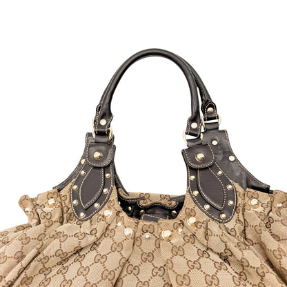Gucci Brown Monogram Pelham bag