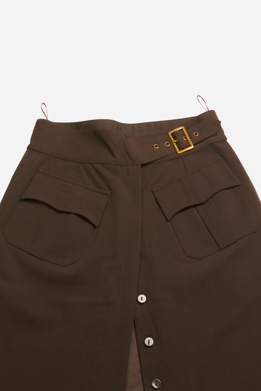 Jean Paul Gaultier Brown Skirt