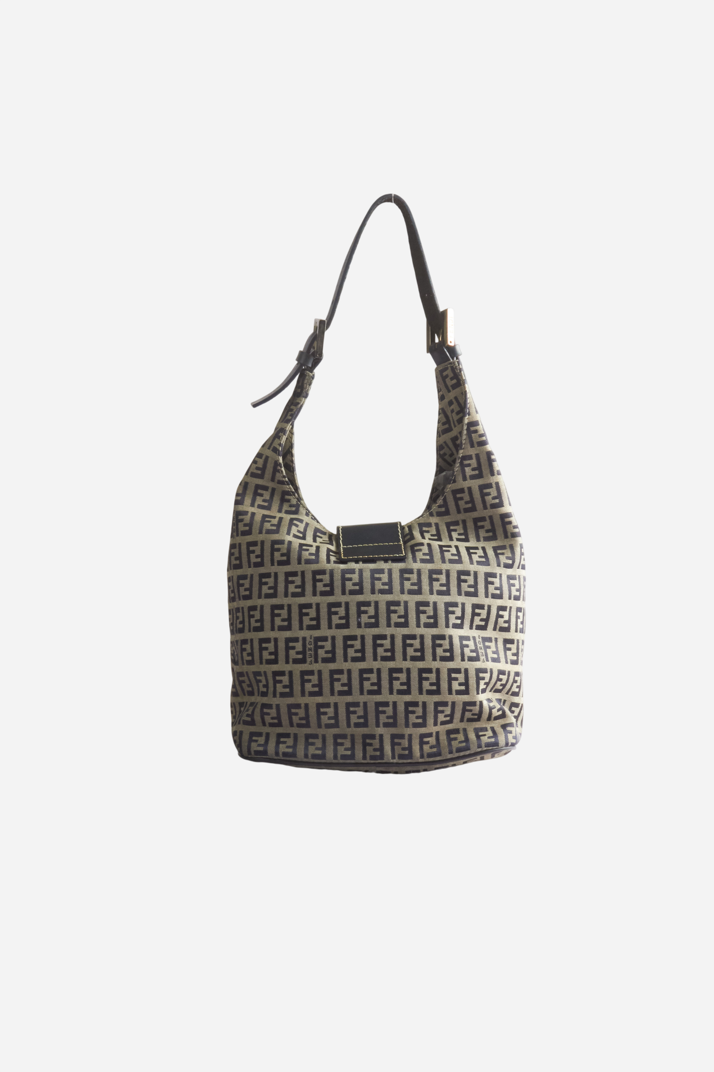 Fendi Navy Monogram Bucket Bag
