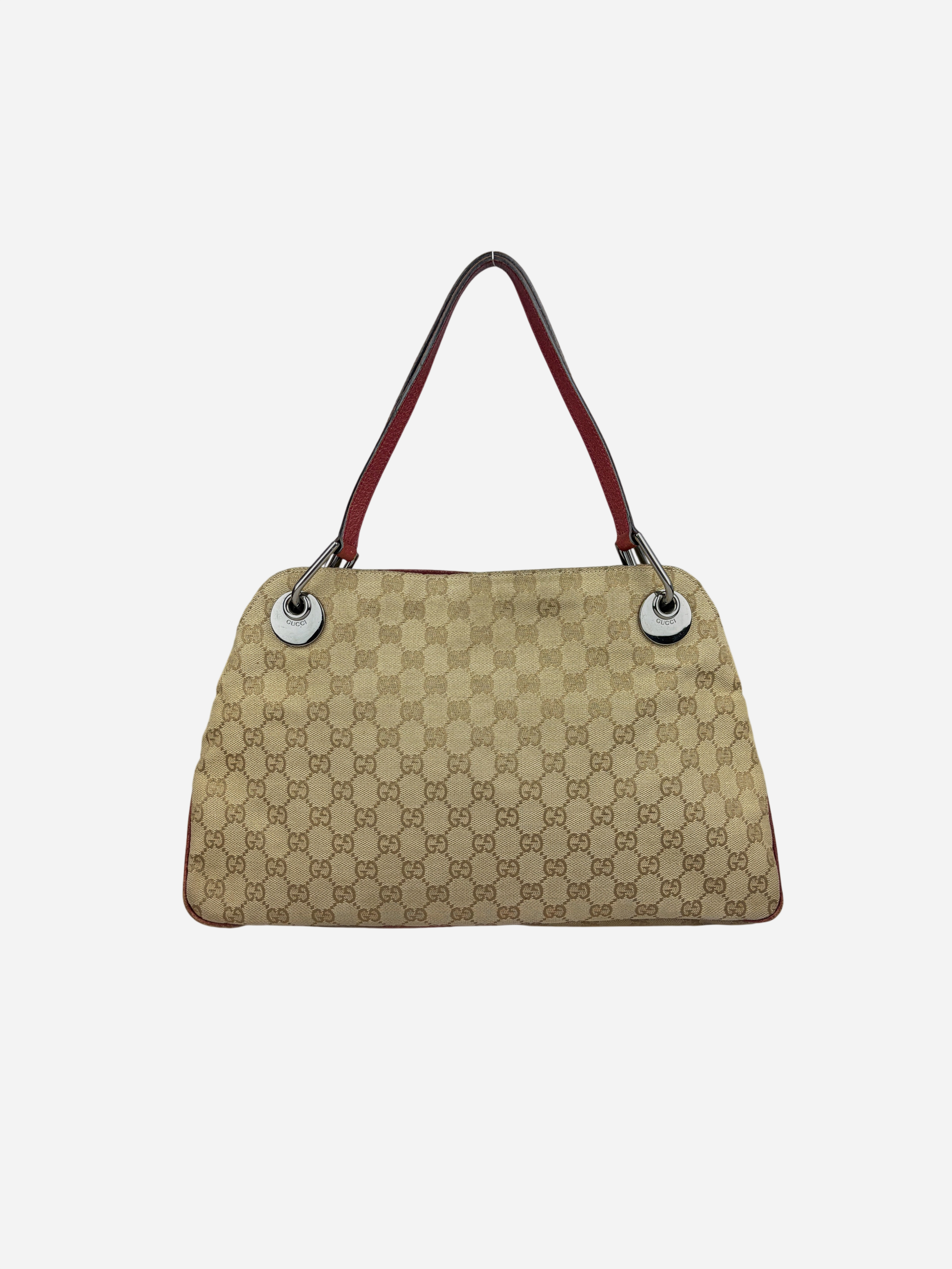 Gucci Beige Monogram Eclipse Bag