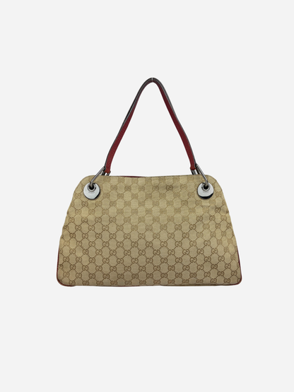 Gucci Beige Monogram Eclipse Bag