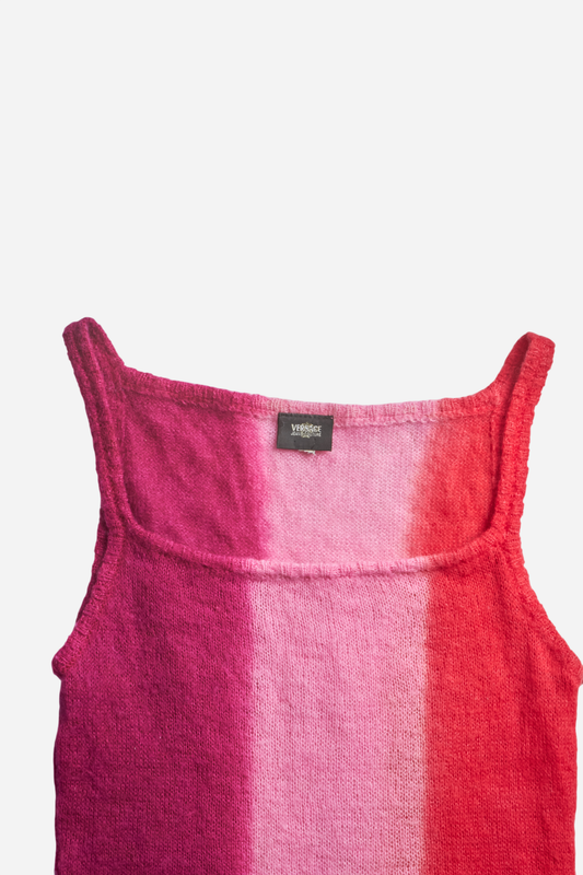 Versace 2000s Pink Mohair Top