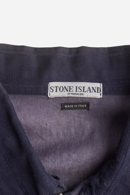 Stone Island Blue Mesh Badge Jacket