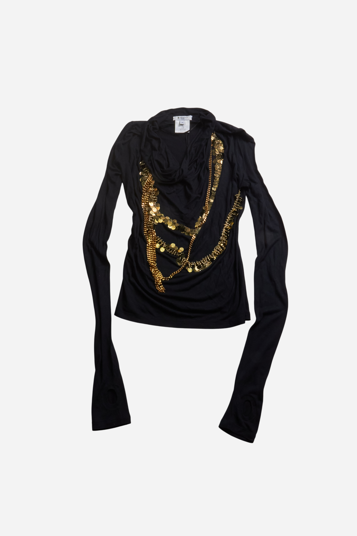 Givenchy Gold Medals Black Longsleeve