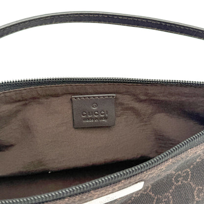 Gucci Brown Monogram Boat Pochette Bag