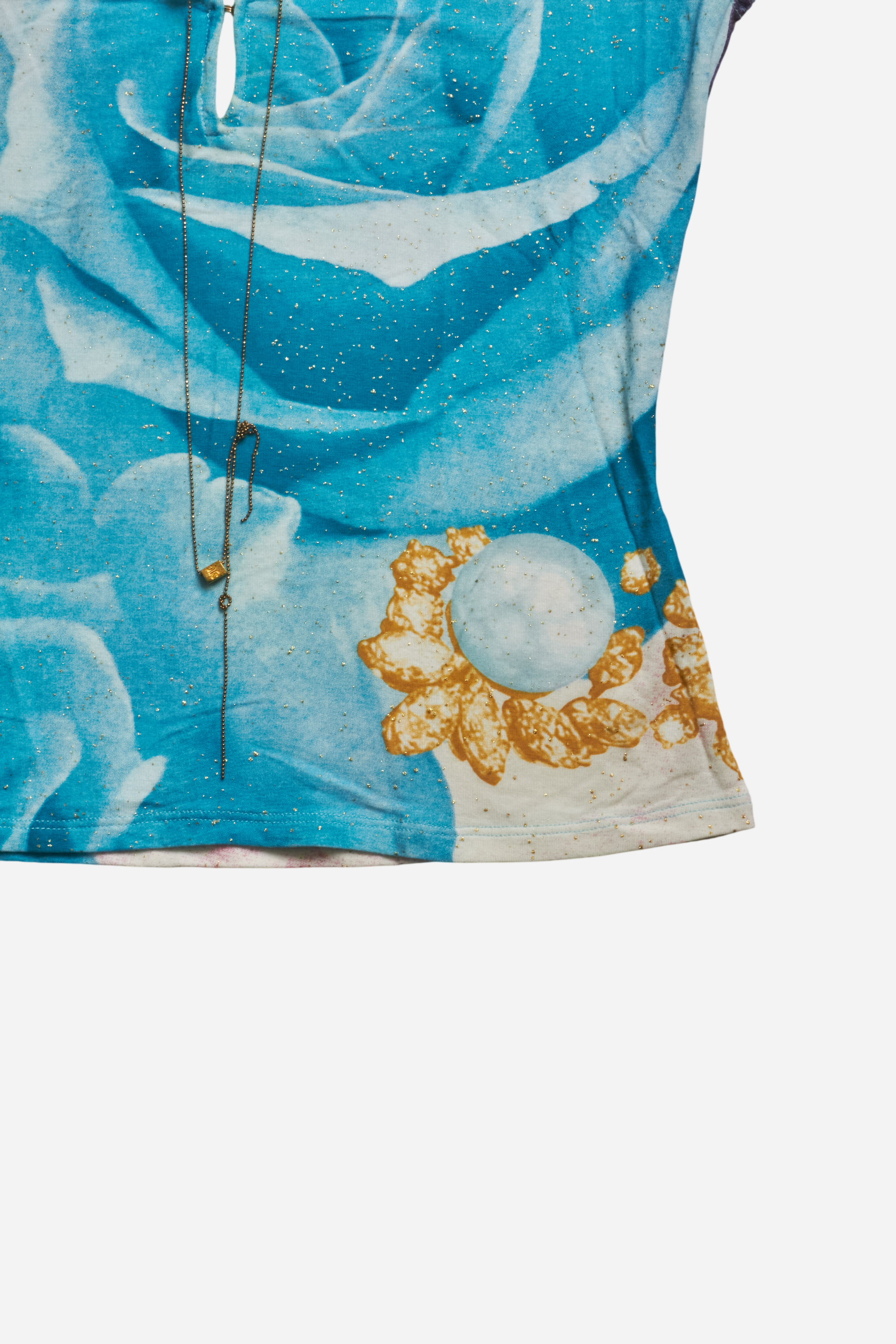 Roberto Cavalli S/S01 Elizabeth Taylor Print Face Tee