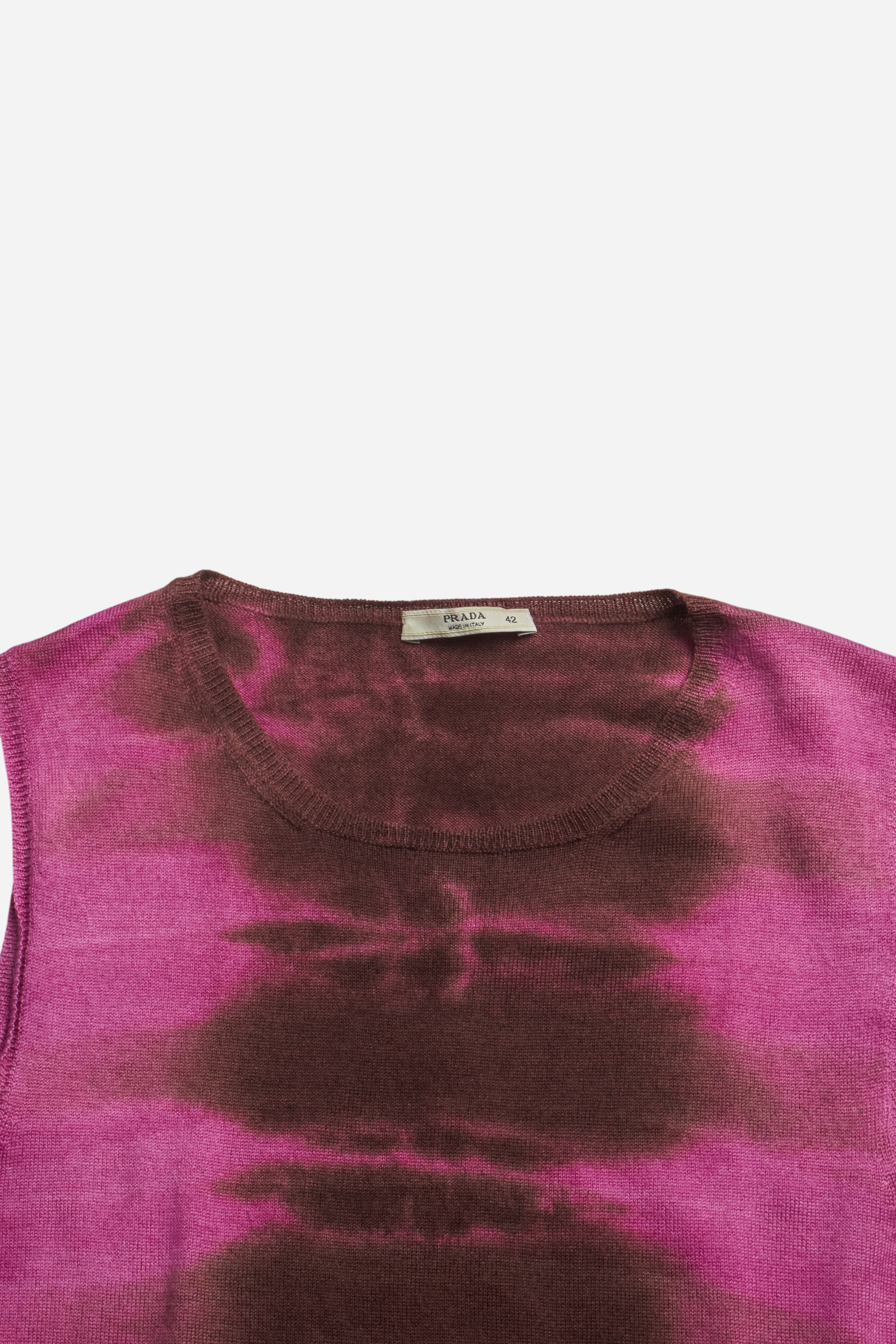 Prada Pink Tie-Dye Top