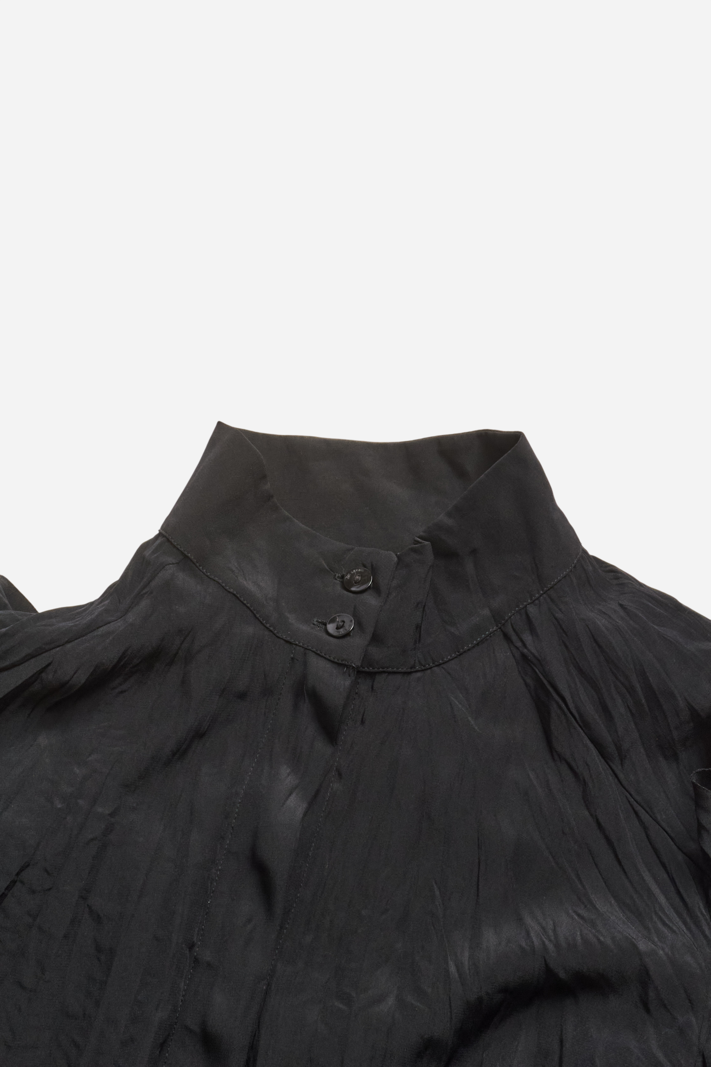 Cavalli Black Black Pleated shirt