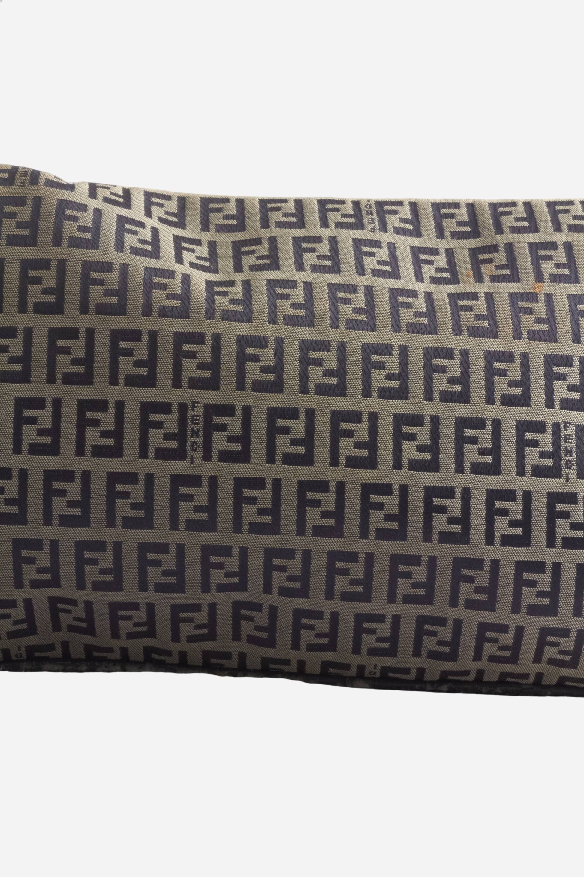 Fendi Navy Zucchino Mamma Baguette Bag