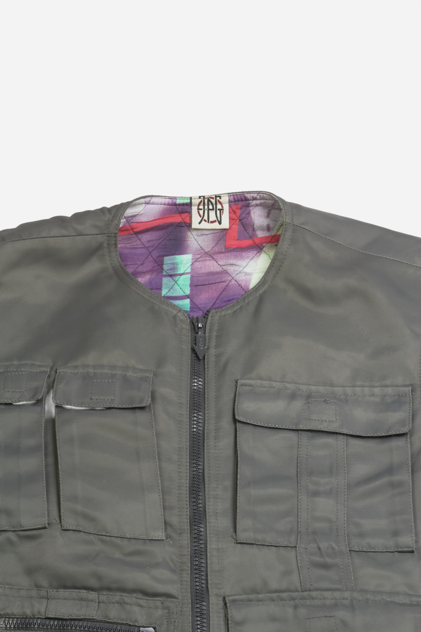Jean Paul Gaultier 1996 Techno Map Vest