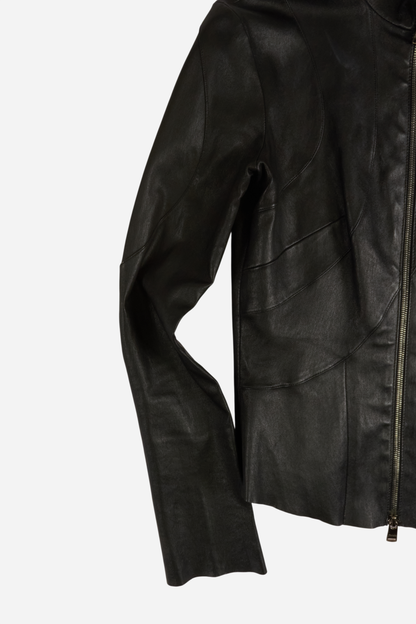 Jitrois Black Leather Jacket