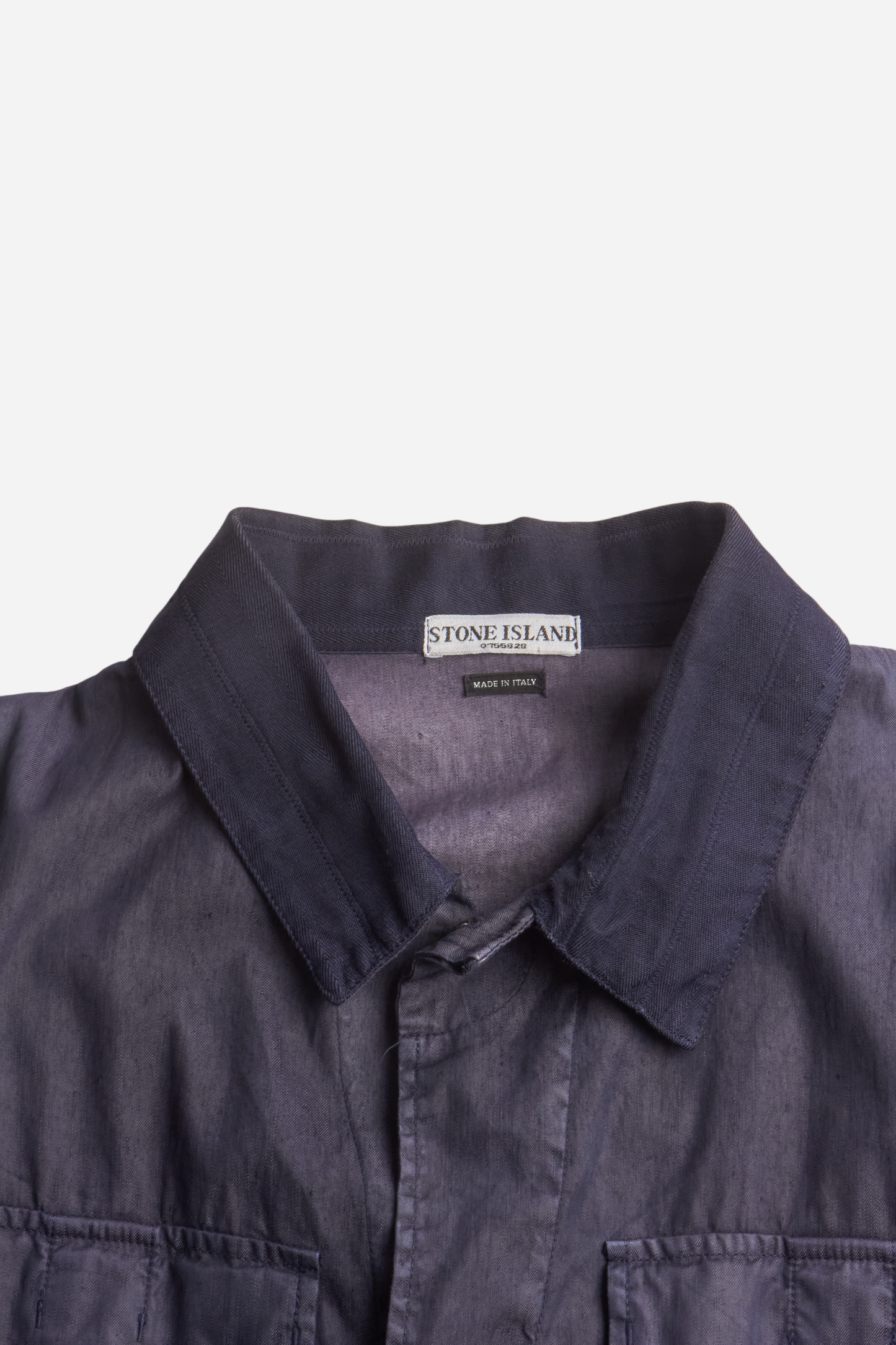Stone Island Blue Mesh Badge Jacket