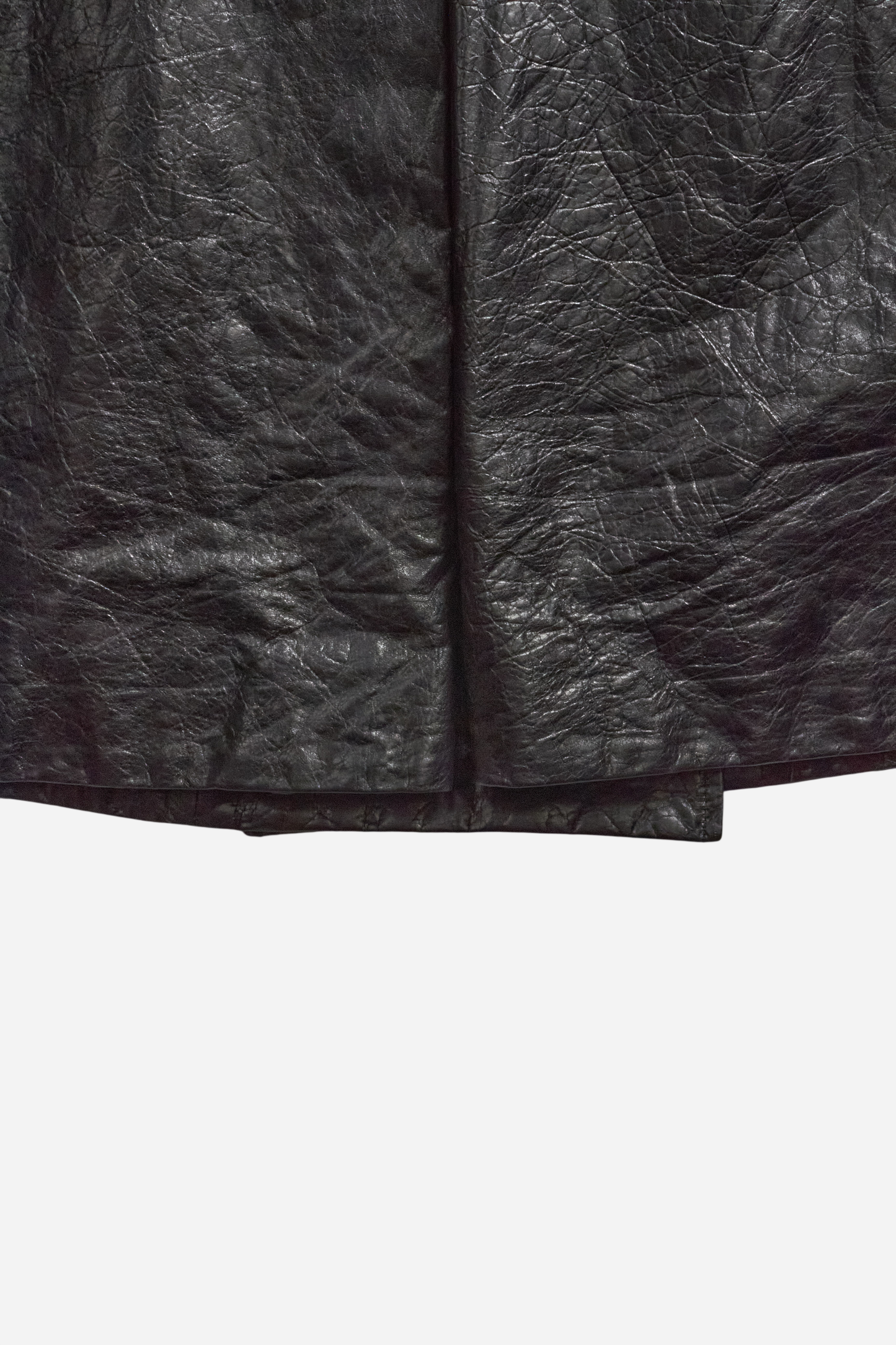 Miu Miu Black Leather Coat