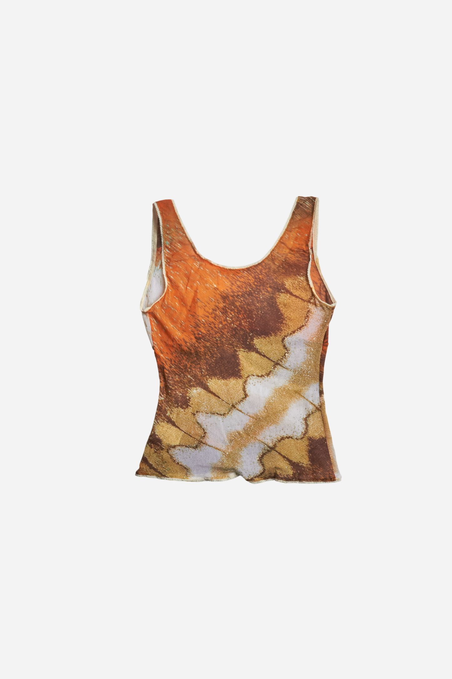 Roberto Cavalli Orange Abstract Print Three-Piece Set