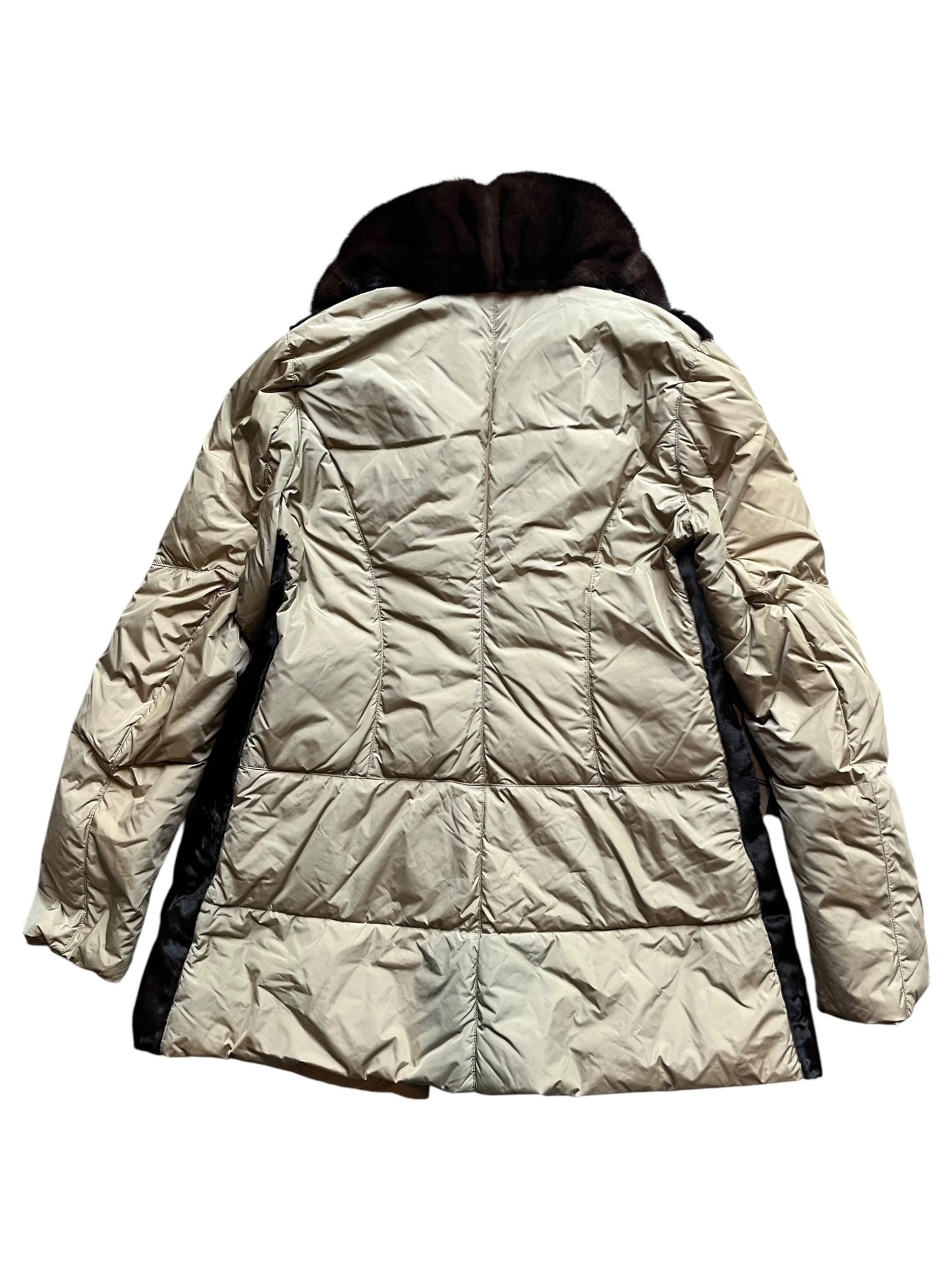 Gianfranco Ferre ponyhair hybrid jacket