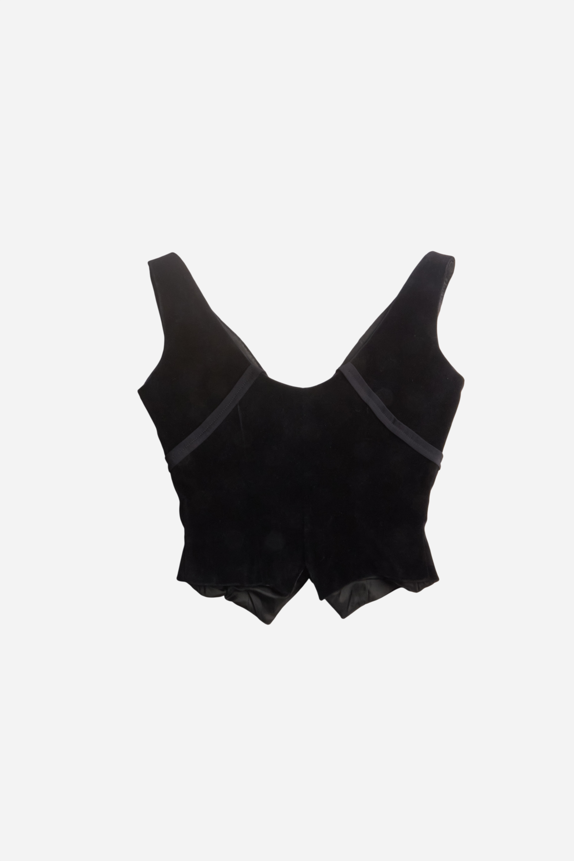 Moschino 90s Velvet Corset