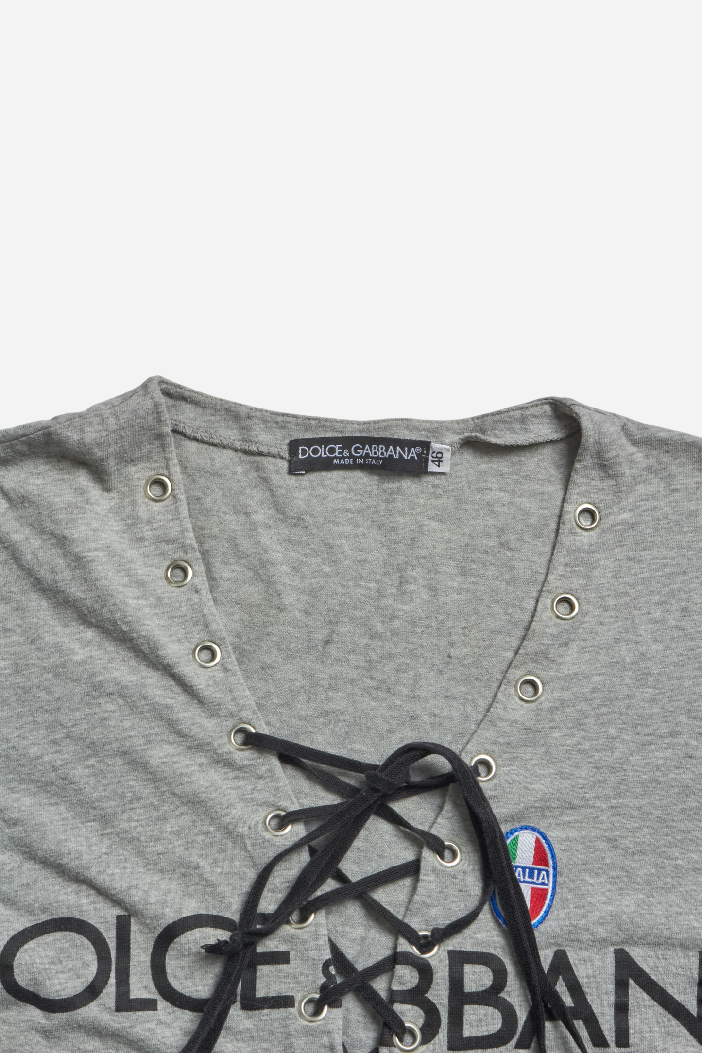 Dolce &amp; Gabbana S/S03 Gray Italia Top