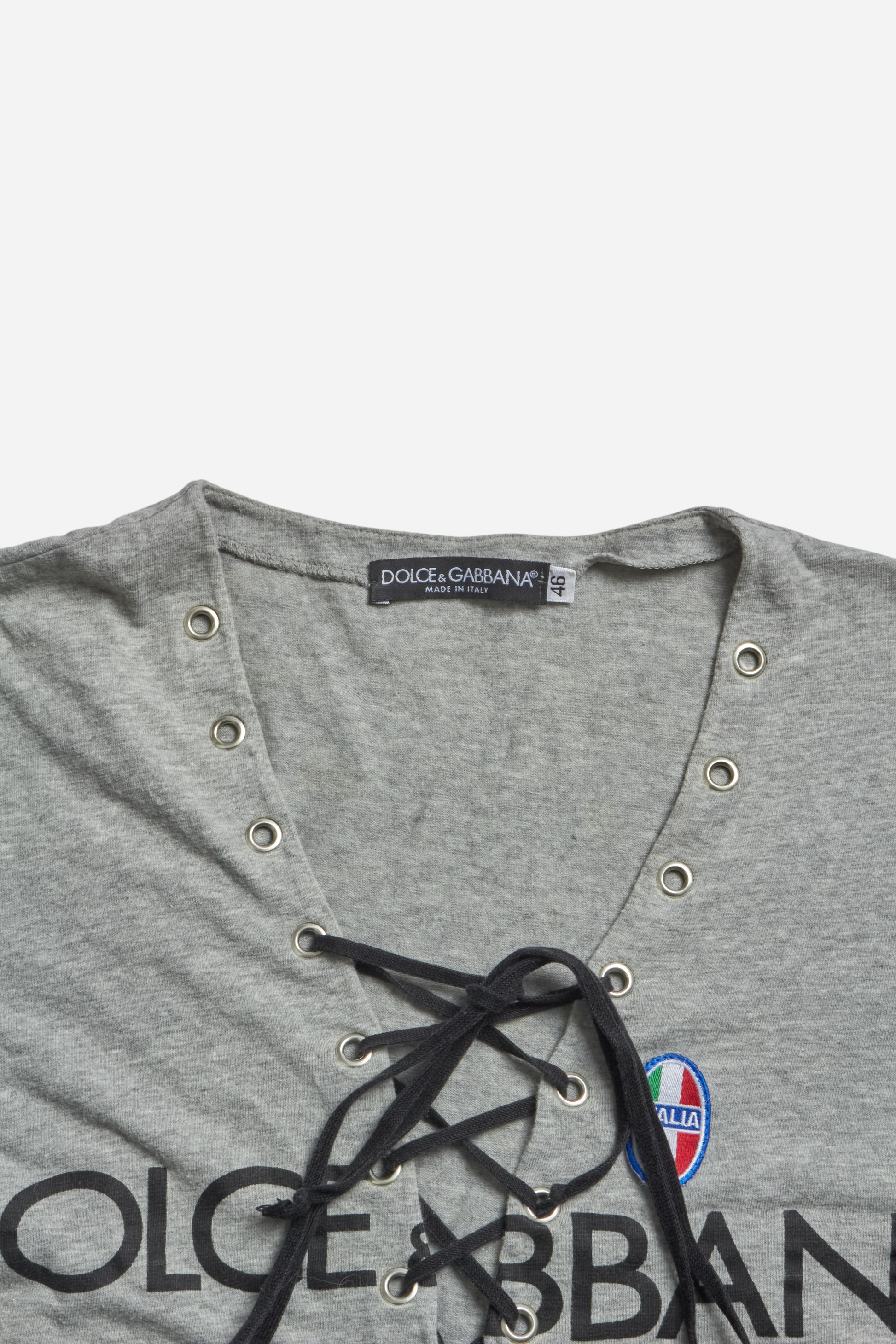 Dolce &amp; Gabbana S/S03 Gray Italia Top