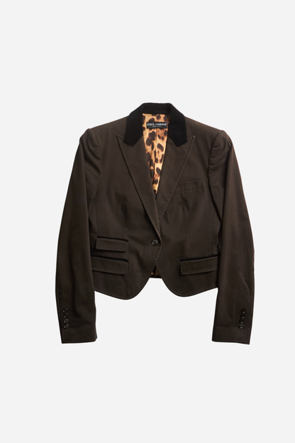 Dolce & Gabbana Brown Blazer