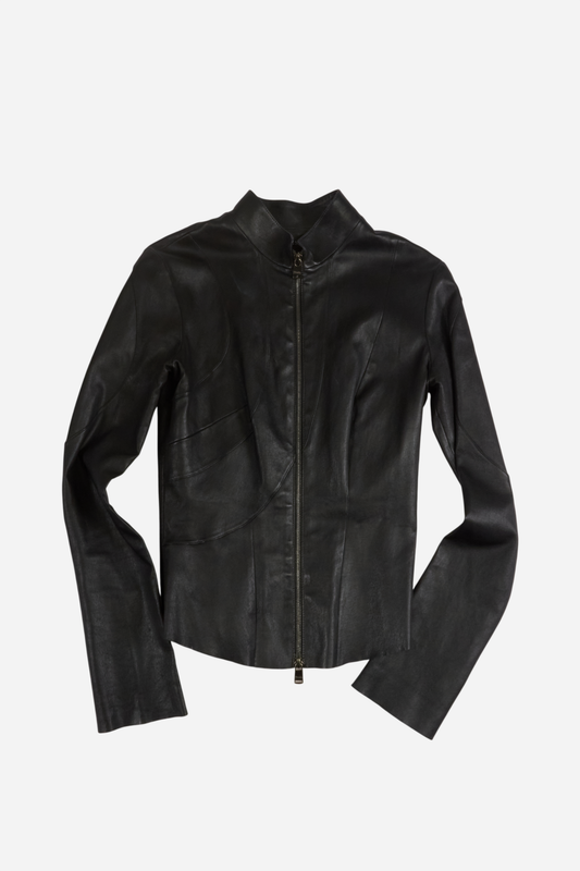 Jitrois Black Leather Jacket