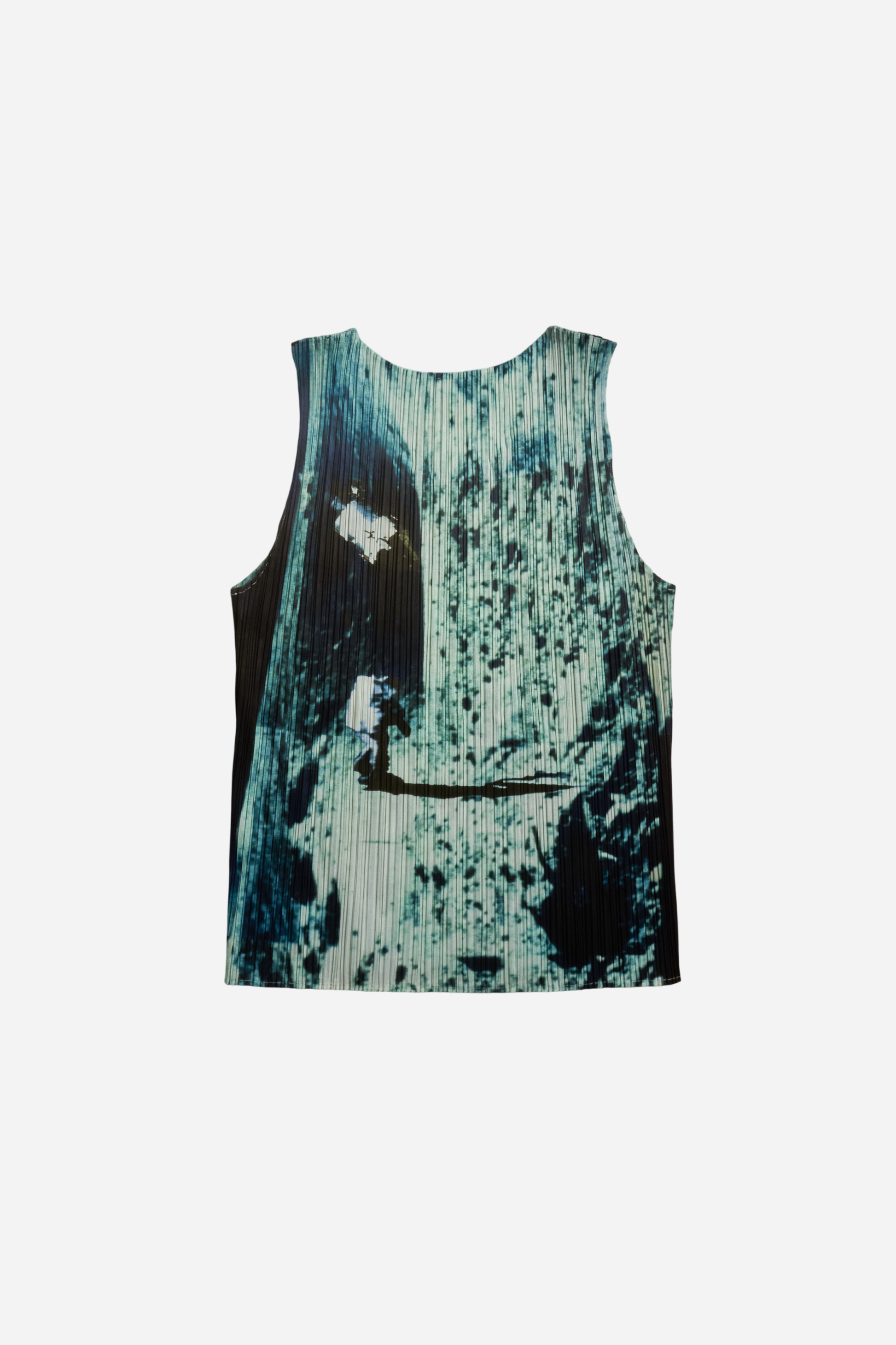 Issey Miyake 1999 Moon Landing Pleats Please Green Top