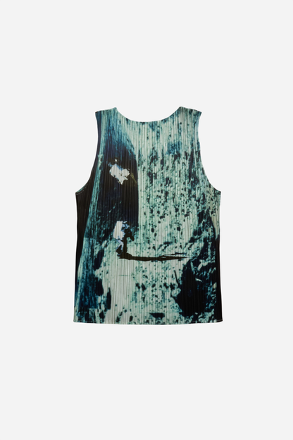 Issey Miyake 1999 Moon Landing Pleats Please Green Top