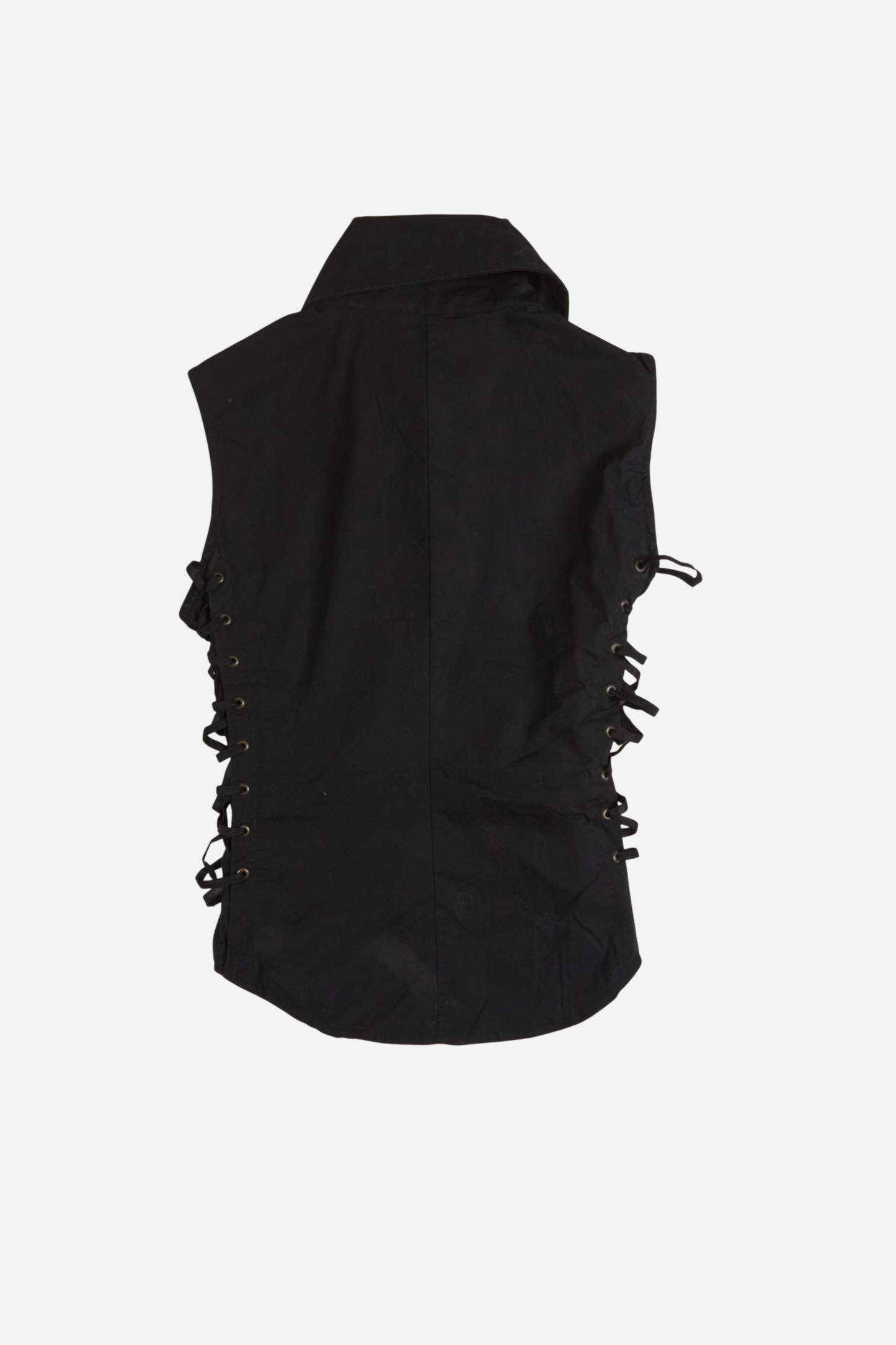 Moschino Black Sleeveless Blouse