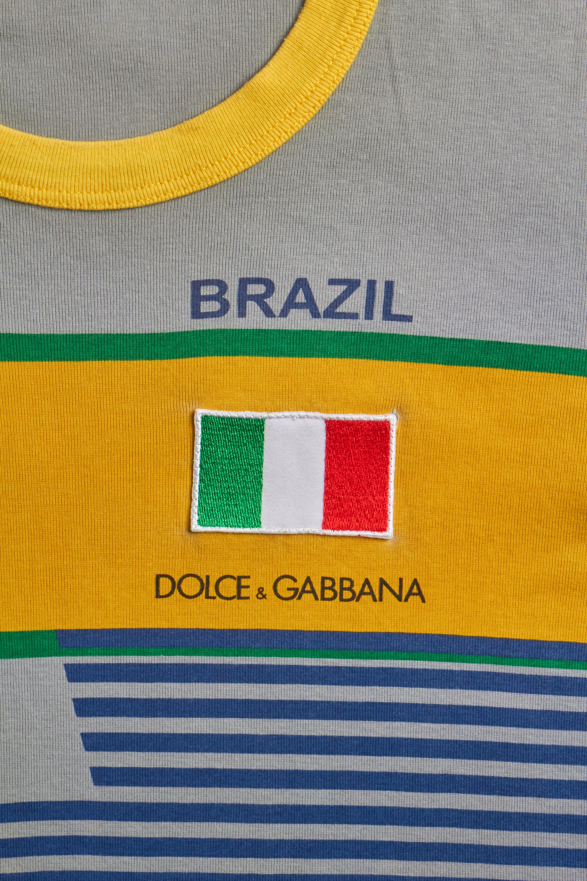 Dolce & Gabbana Grey Brazil Tee