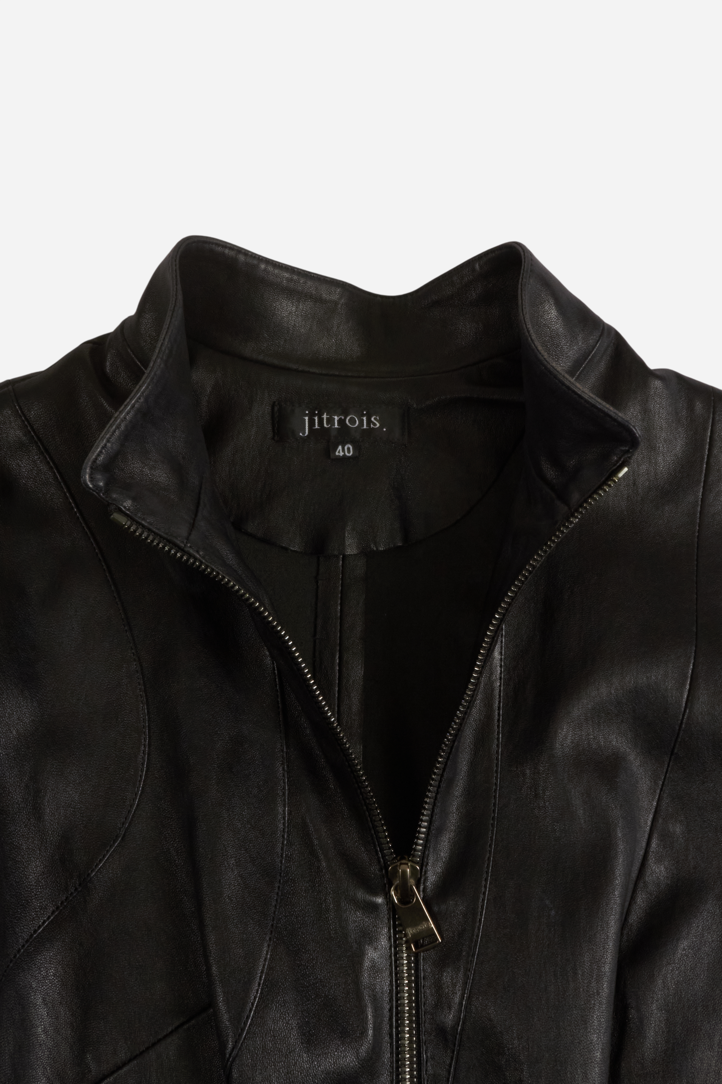 Jitrois Black Leather Jacket