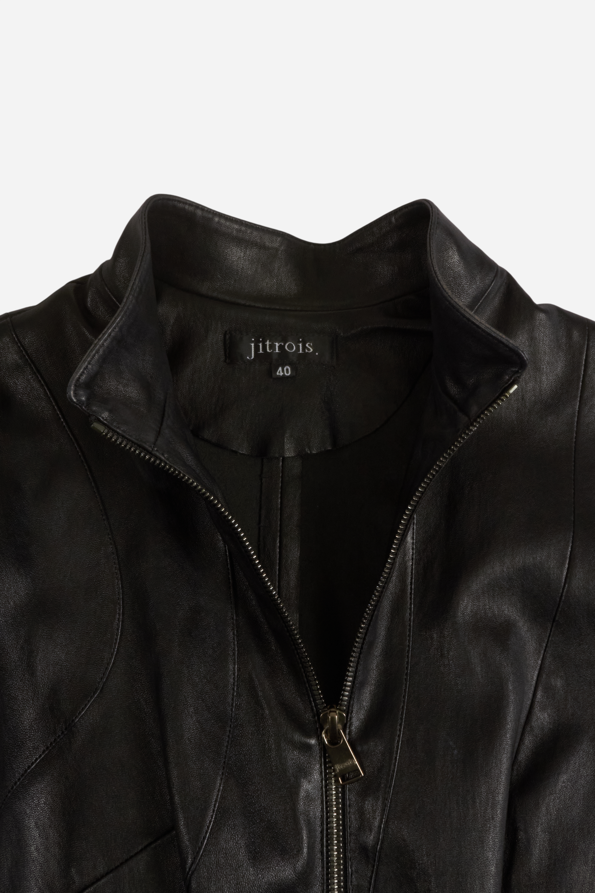 Jitrois Black Leather Jacket