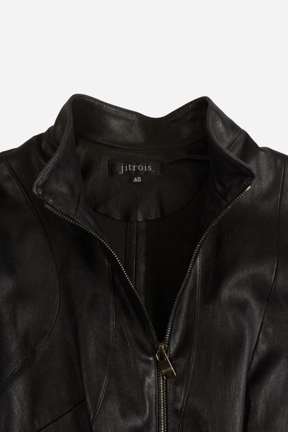 Jitrois Black Leather Jacket