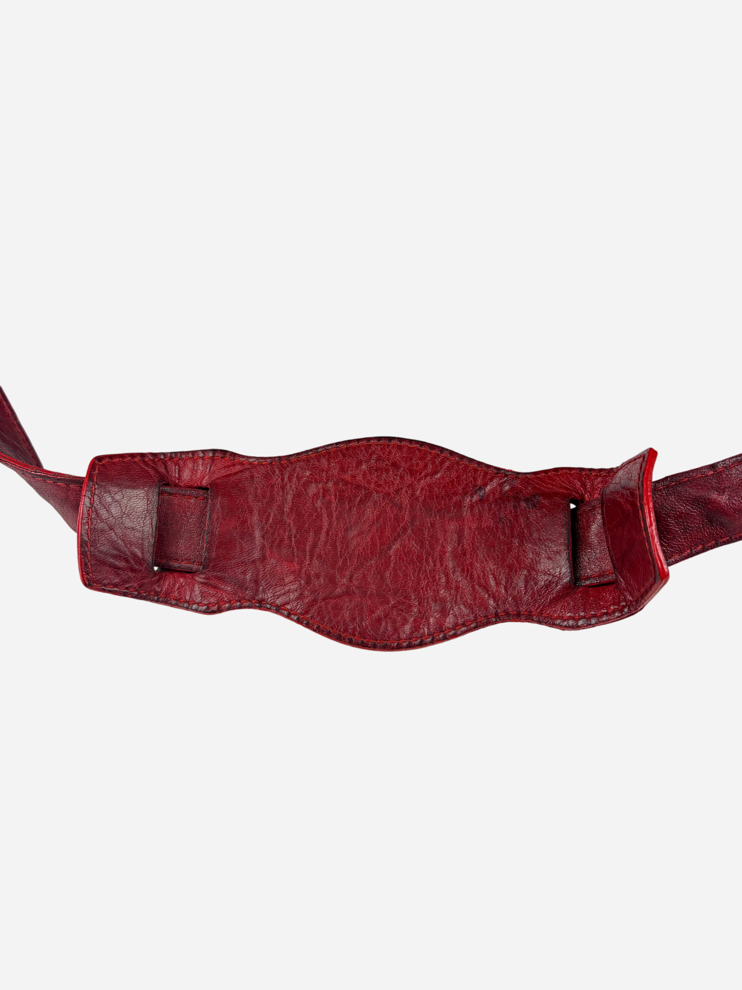 Balenciaga Red Leather City Bag