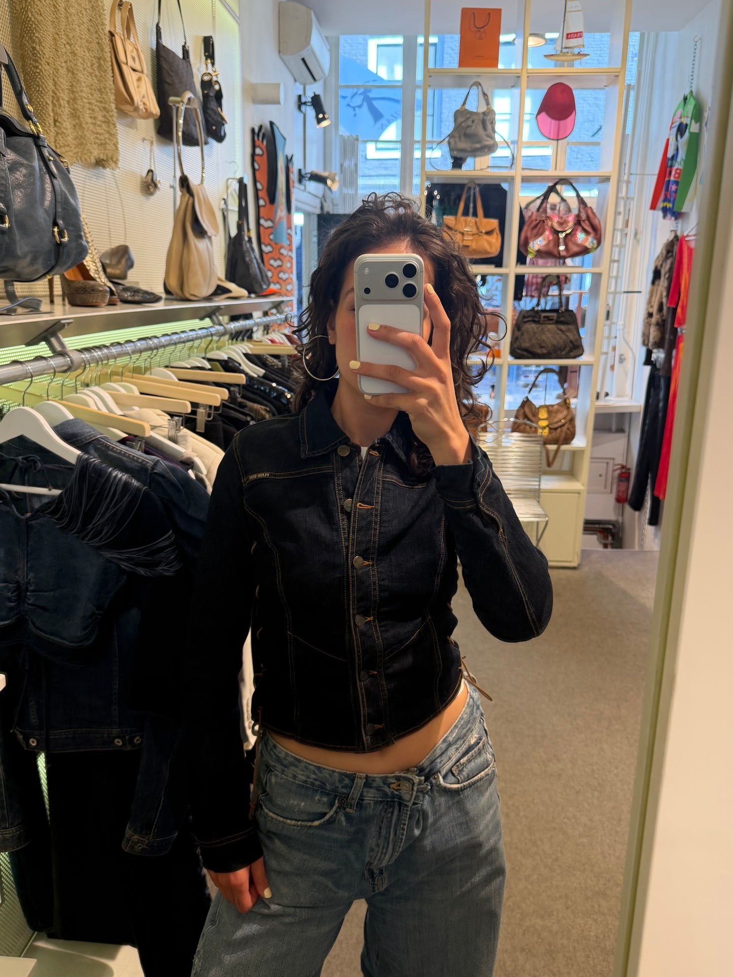 Plein Sud Indigo Denim Jacket