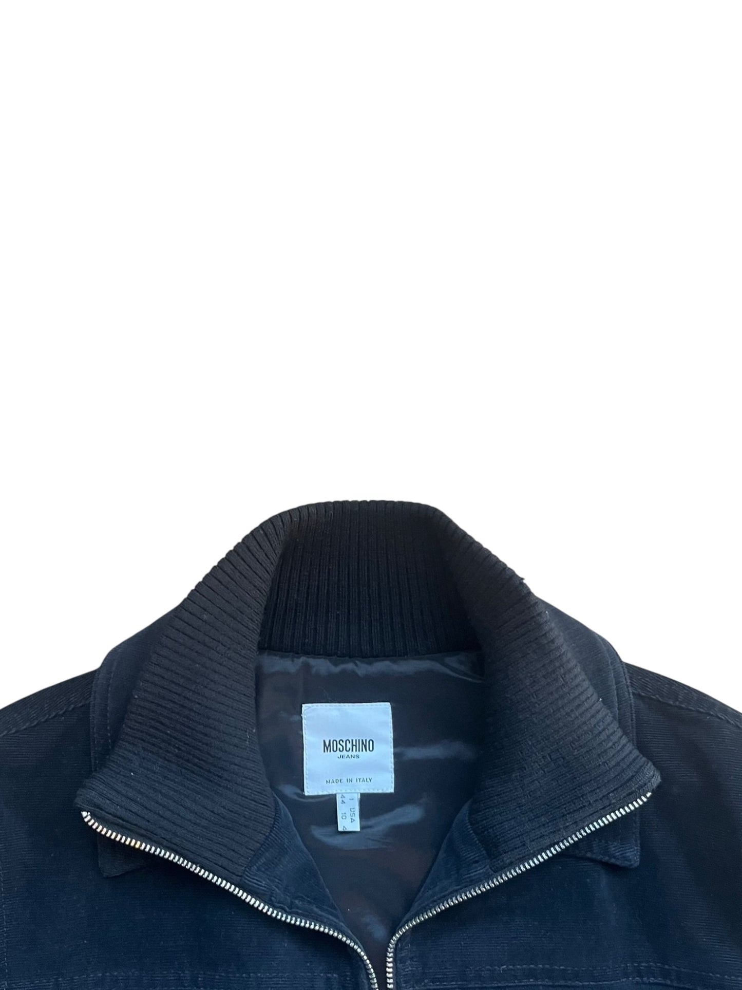 Moschino velvet coin pouch bomber