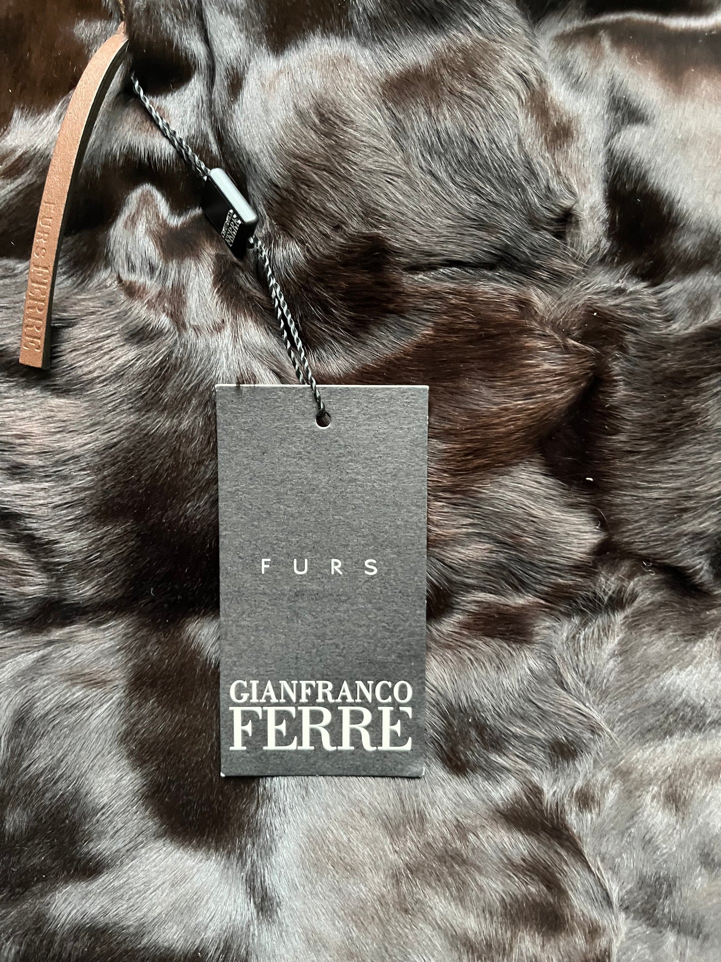 Gianfranco Ferre ponyhair hybrid jacket