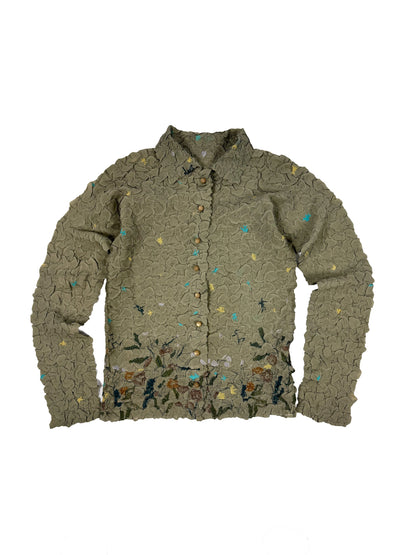 All Over Creased Blouse