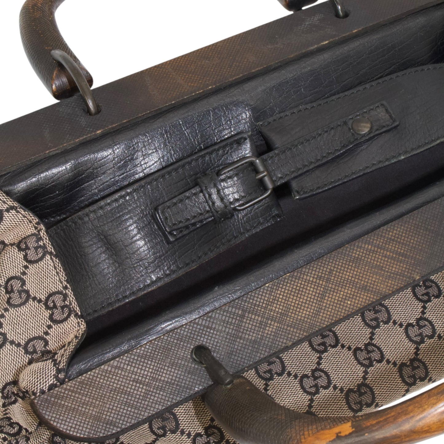 Gucci Top Handle Monogram Handbag